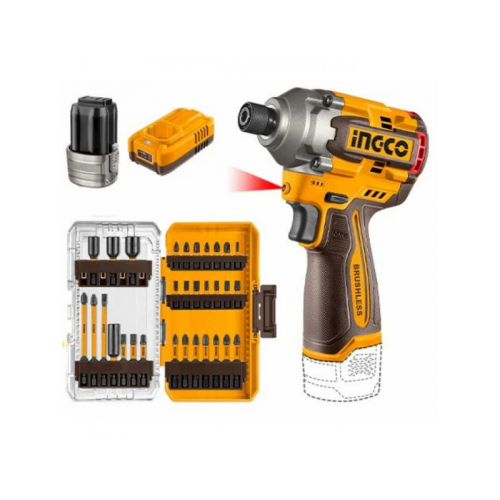 Беспроводная ударная отвертка INGCO COSLI241083