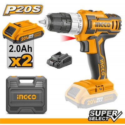 Аккумуляторный шуруповерт INGCO CDLI200215