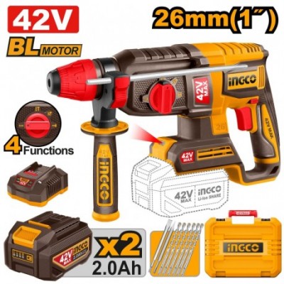 Аккумуляторный перфоратор INGCO CRHLI422682