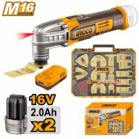 Set mașină multifuncțională cu acumulator INGCO COSLI241299