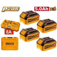 Set Incarcator + Acumulator INGCO FBCLI20285
