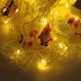 Световая инсталляция «Глобальное Рождество», 10 лампочек, 3x1 м, тёплый белый,
