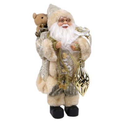 Санта-Клаус, Глобальное Рождество, 30 см, Золотой