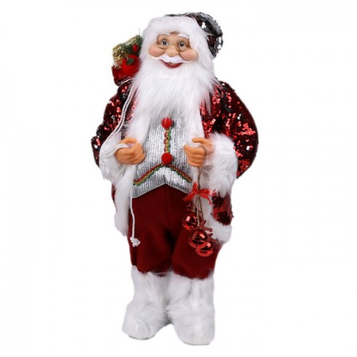 Санта-Клаус, Глобальное Рождество, 60 см, красный/белый