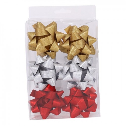 Set fundite, GLOBAL CHRISTMAS, 6 buc, PVC, Diverse Culori