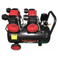 Безмасляный компрессор Vector 1520Wx2 50L