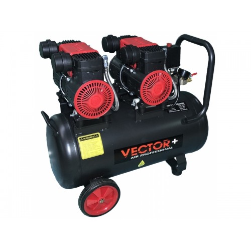 Безмасляный компрессор Vector 1520Wx2 50L