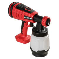 Pistol de vopsit fara acumulator rezervor plastic 0.8L Kamoto SGB300