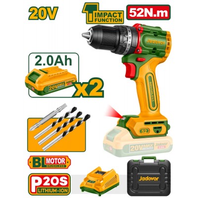 Дрель/шуруповерт JADEVER JDCDP5281