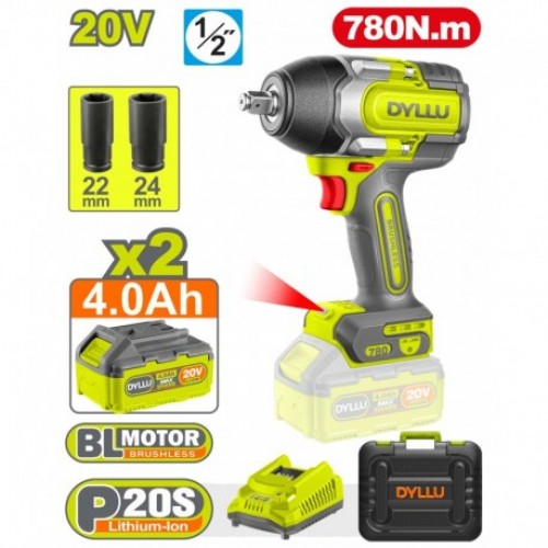 Аккумуляторный ударный винтоверт DYLLU DTCD1B78