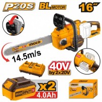 Ferăstrău cu lanț pe acumulator Li-Ion INDUSTRIAL INGCO CGSLI401682 Ferăstrău cu lanț pe acumulator Li-Ion INDUSTRIAL INGCO CGSLI401682